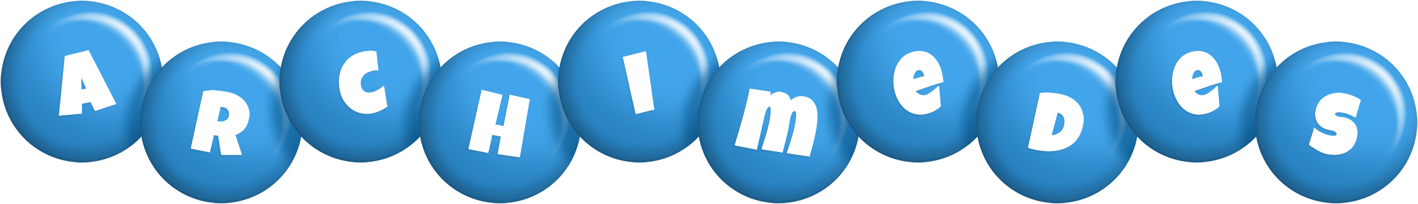 Archimedes candy-blue logo