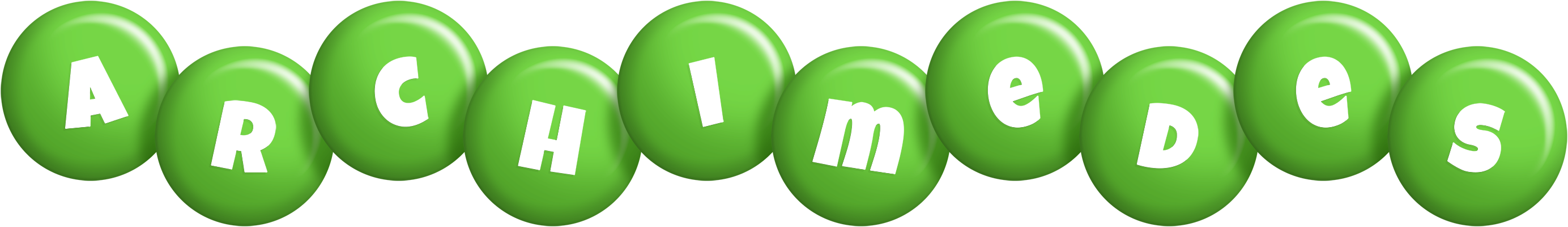 Archimedes candy-green logo