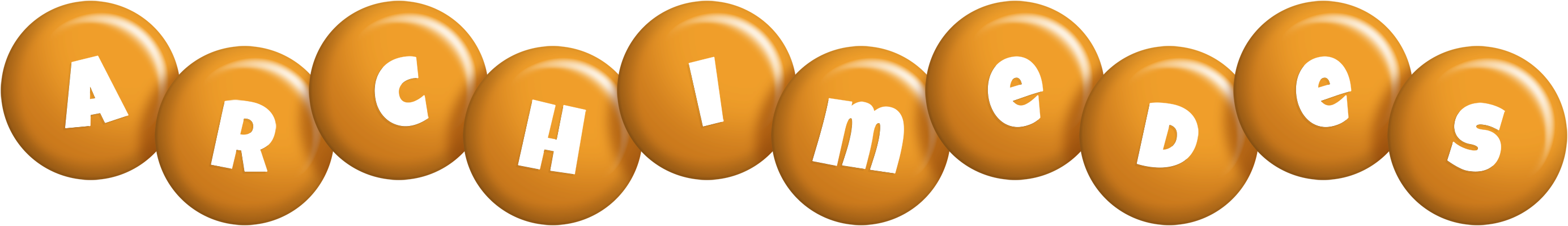 Archimedes candy-orange logo