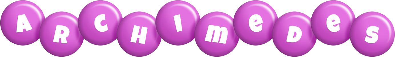 Archimedes candy-purple logo