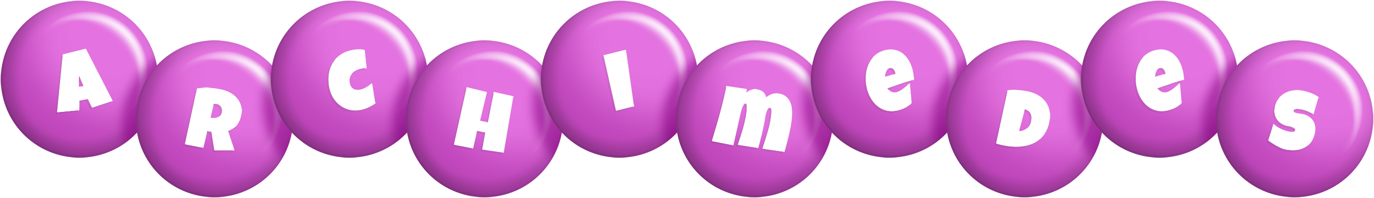 Archimedes candy-purple logo