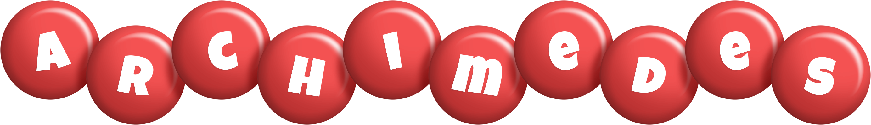 Archimedes candy-red logo