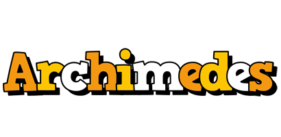 Archimedes cartoon logo