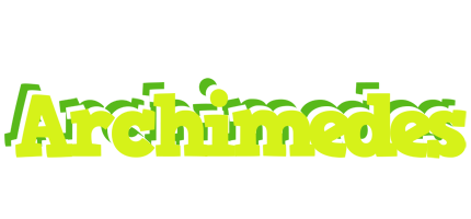 Archimedes citrus logo