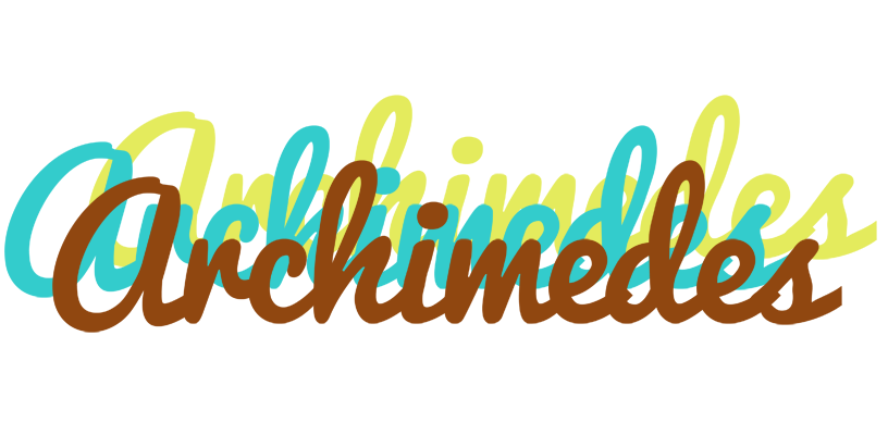 Archimedes cupcake logo