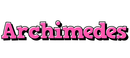 Archimedes girlish logo