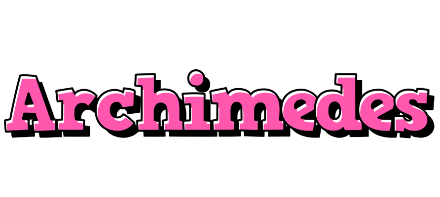 Archimedes girlish logo