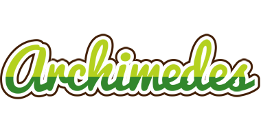 Archimedes golfing logo