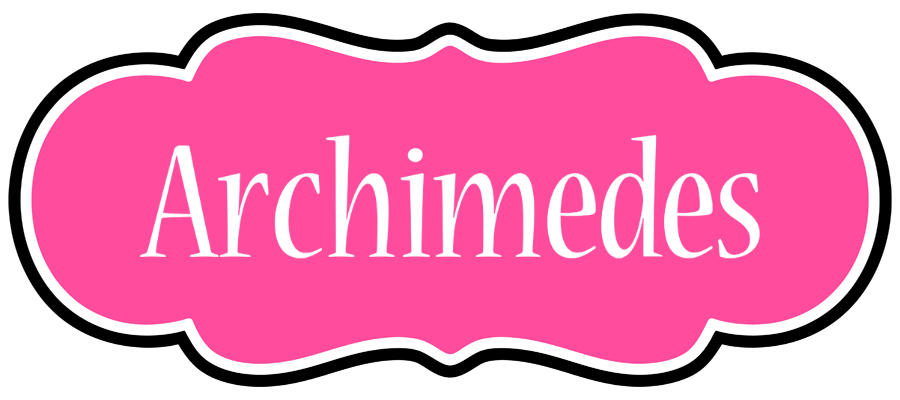 Archimedes invitation logo