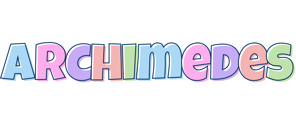 Archimedes pastel logo