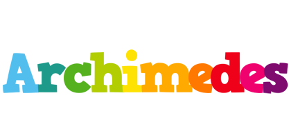 Archimedes rainbows logo