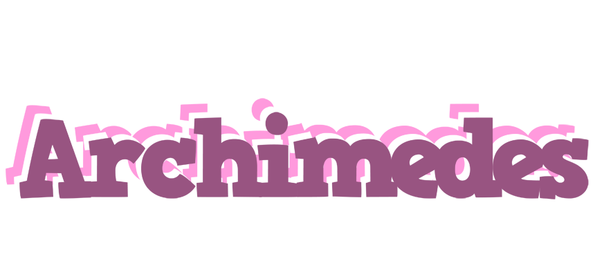 Archimedes relaxing logo