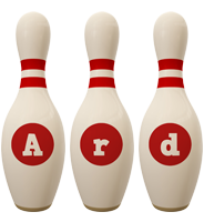 Ard bowling-pin logo