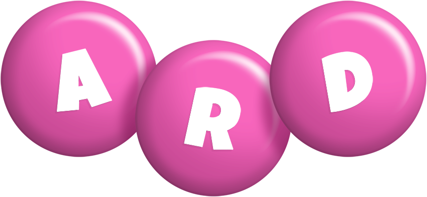 Ard candy-pink logo