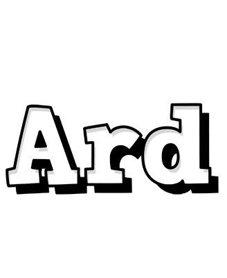 Ard snowing logo