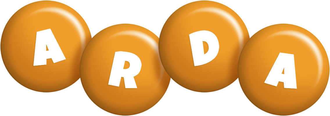 Arda candy-orange logo
