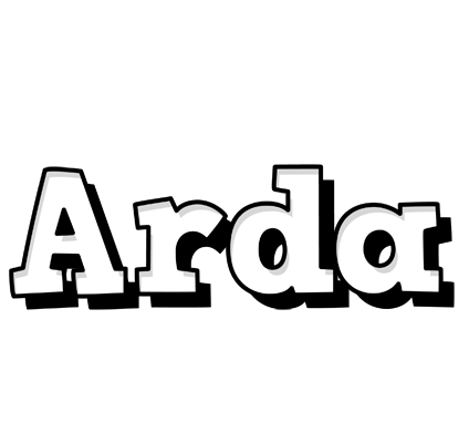 Arda snowing logo