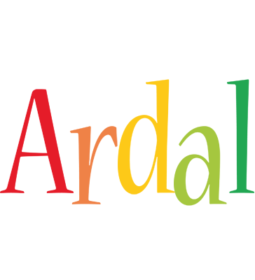 Ardal birthday logo