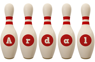 Ardal bowling-pin logo