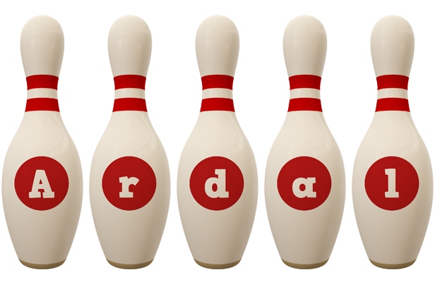 Ardal bowling-pin logo