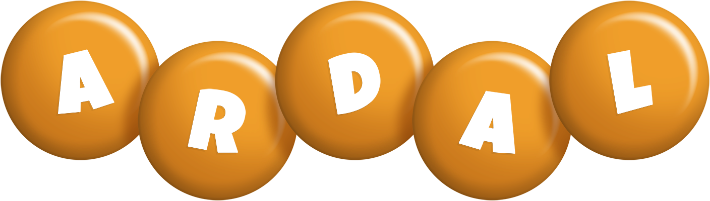 Ardal candy-orange logo