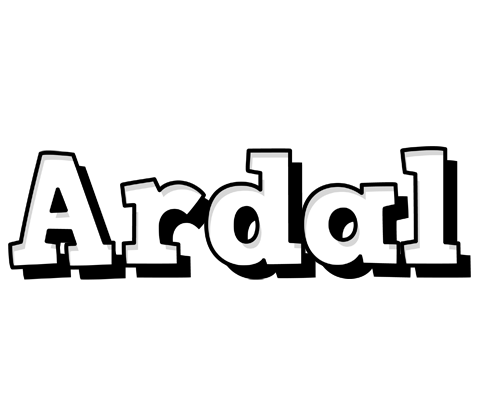 Ardal snowing logo