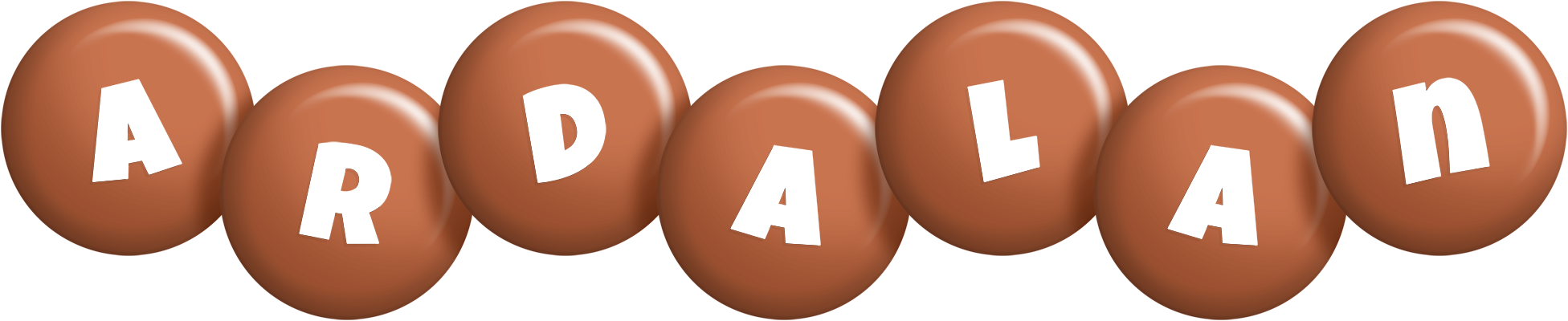 Ardalan candy-brown logo
