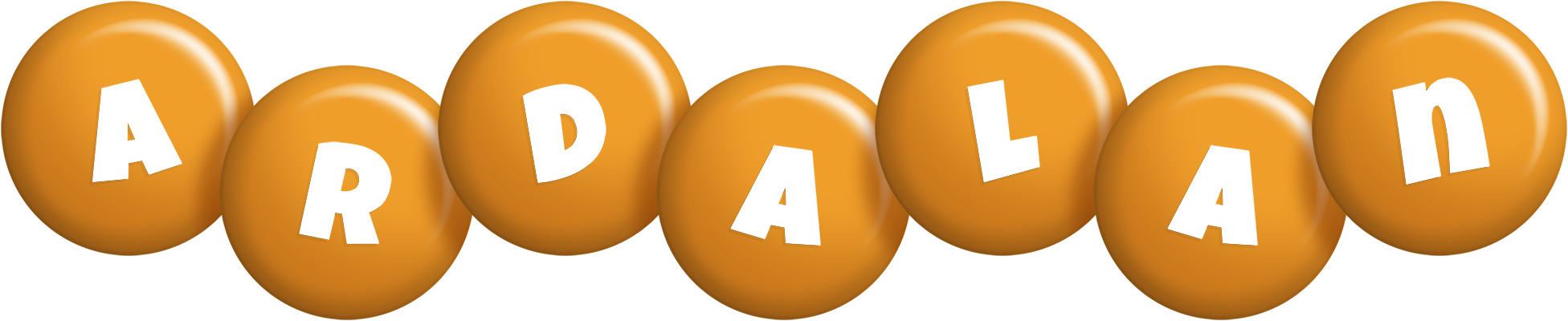Ardalan candy-orange logo