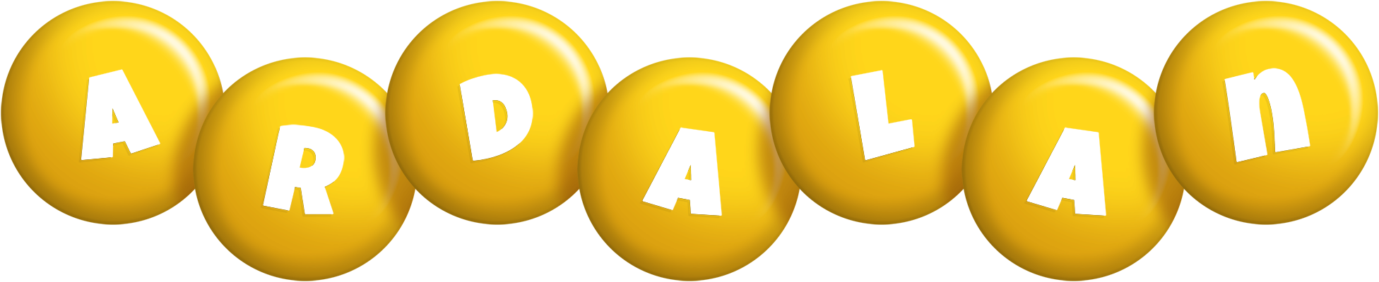 Ardalan candy-yellow logo