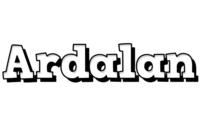 Ardalan snowing logo