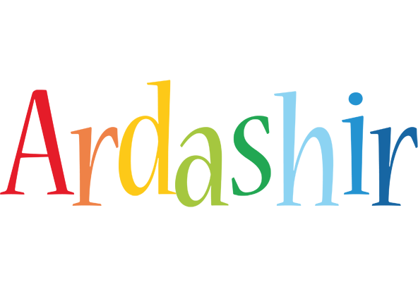 Ardashir birthday logo