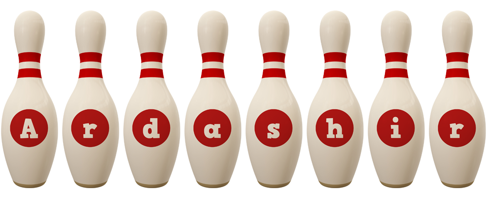 Ardashir bowling-pin logo
