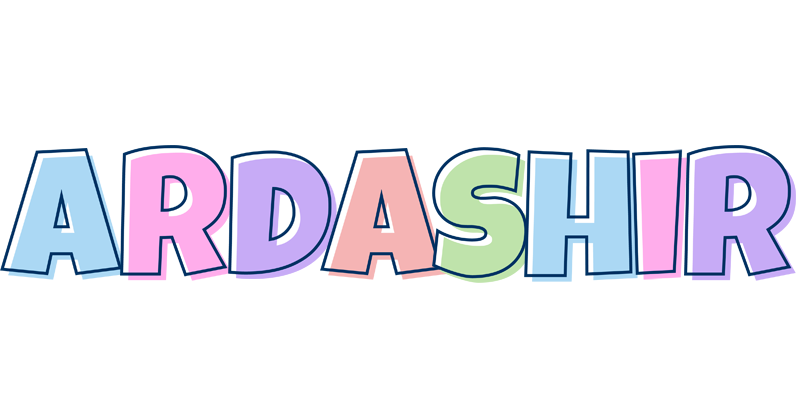 Ardashir pastel logo