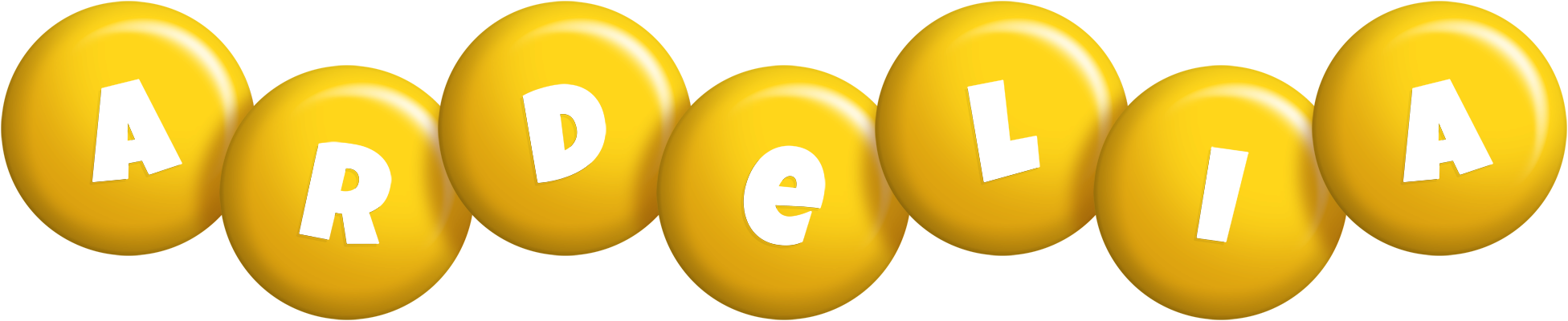 Ardelia candy-yellow logo