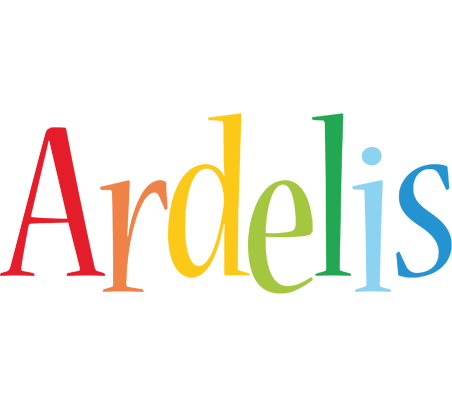 Ardelis birthday logo