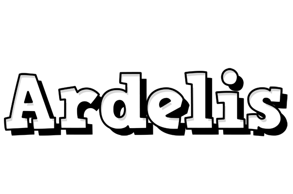 Ardelis snowing logo
