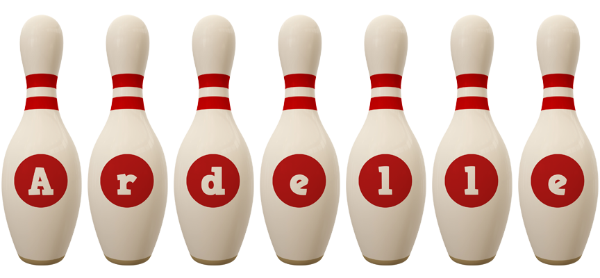 Ardelle bowling-pin logo
