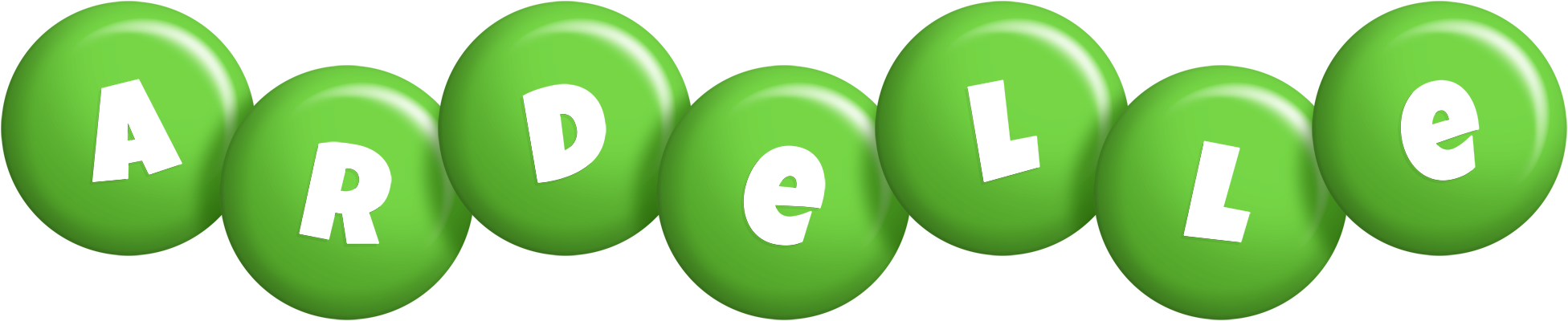 Ardelle candy-green logo