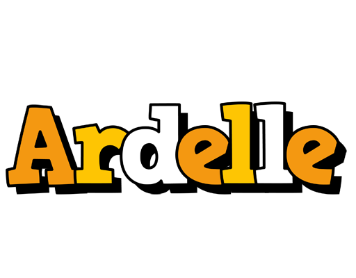 Ardelle cartoon logo