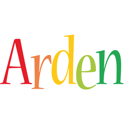 Arden birthday logo
