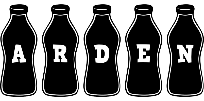 Arden bottle logo