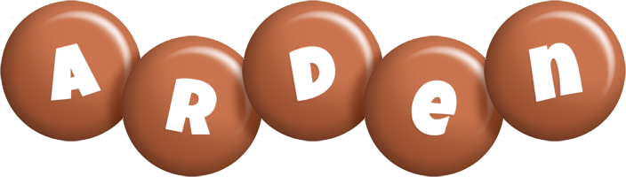 Arden candy-brown logo