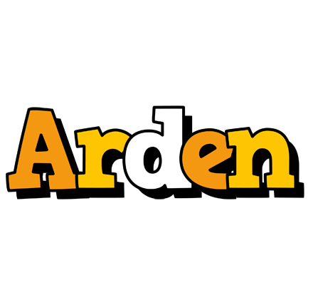 Arden cartoon logo