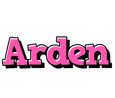 Arden girlish logo