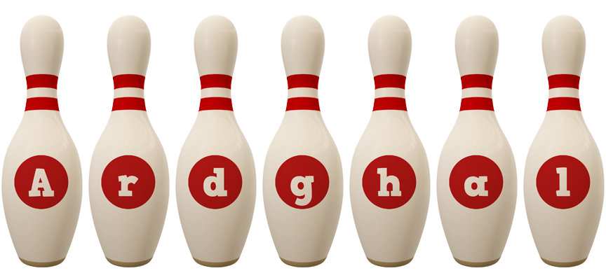 Ardghal bowling-pin logo