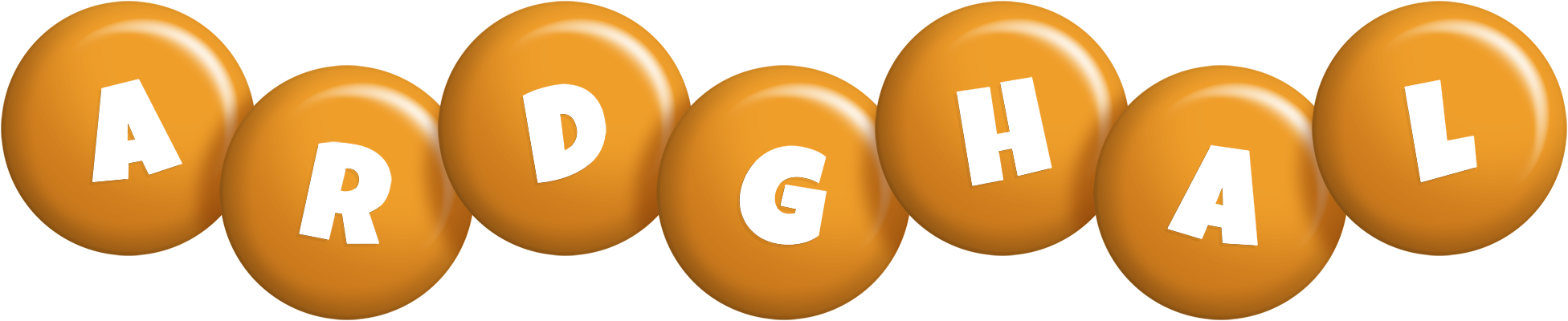 Ardghal candy-orange logo