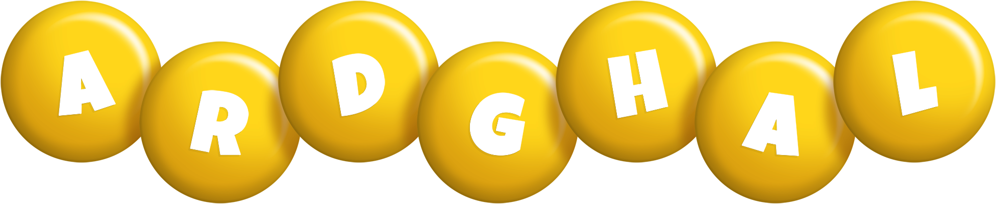 Ardghal candy-yellow logo