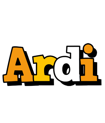 Ardi cartoon logo