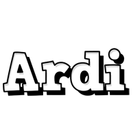 Ardi snowing logo