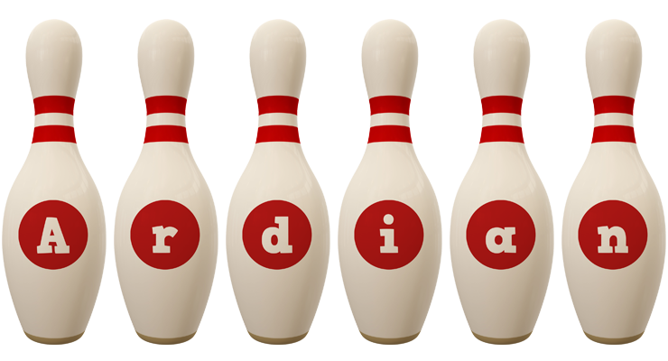 Ardian bowling-pin logo